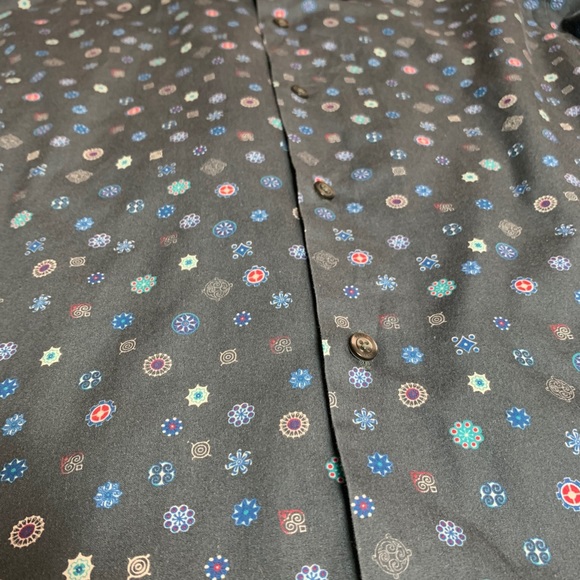 Perry Ellis Slim Fit Blue Shirt Size Large - Picture 2 of 9